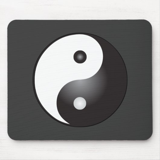 Tapis De Souris Symbole de Yin Yang : (Devant)