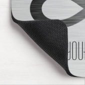 Tapis De Souris Symbole d'infini sur la texture métallique de Faux (Coin)