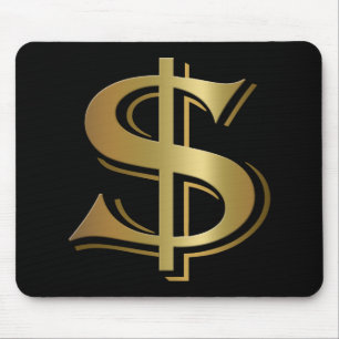 Tapis De Souris Symbole dollar Mousepad