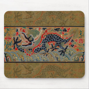 Tapis De Souris Symbole dragon chinois Antique asiatique