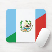 Tapis De Souris symbole du demi-drapeau guatemala mexique (Avec souris)