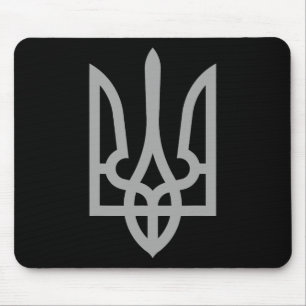 Tapis De Souris Symbole du trident ukrainien Tryzub Ukraine Logo