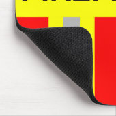 Tapis De Souris SYMBOLE Feuerwehr Rot uniforme Mousepad (Coin)