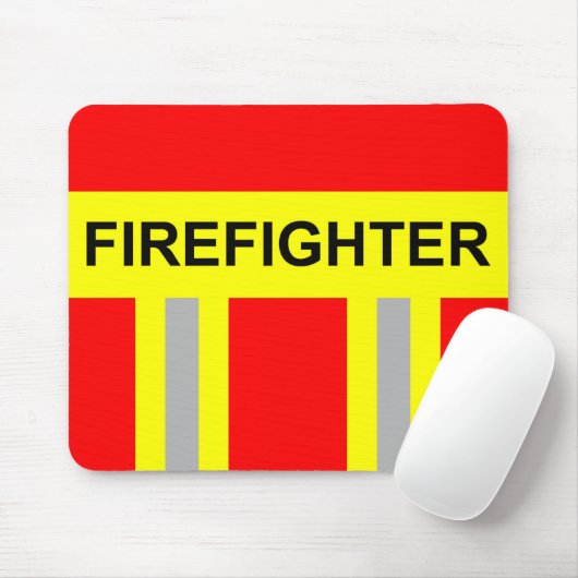 Tapis De Souris SYMBOLE Feuerwehr Rot uniforme Mousepad (Avec souris)