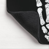 Tapis De Souris Symbole Halloween Rock Hand Sign Skeleton Rock N R (Coin)