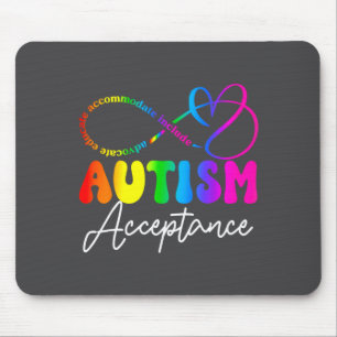 Tapis De Souris Symbole infini de sensibilisation et d'acceptation