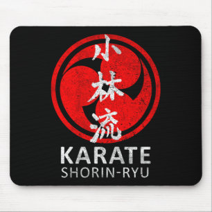 Tapis De Souris Symbole karaté Shorin Ryu Kanji Japon Martial Art 