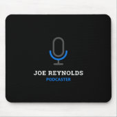 Tapis De Souris Symbole Microphone, Podcaster, Podcast (Devant)