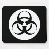 Tapis De Souris Symbole Mousepad de Biohazard (Devant)
