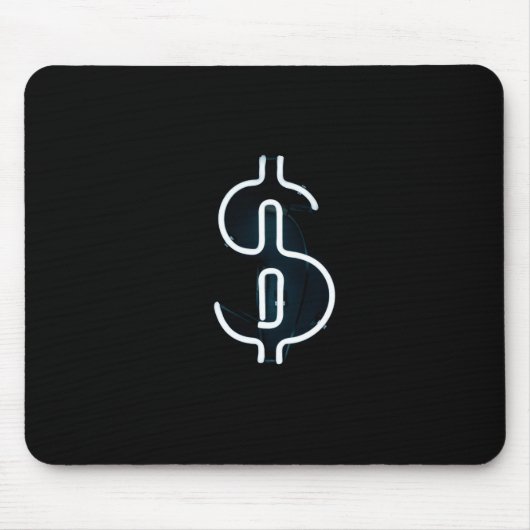Tapis De Souris SYMBOLE NEON Dollar (Devant)