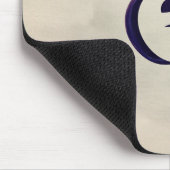 Tapis De Souris Symbole OM et Papillon - aquarelle (Coin)