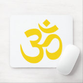 Tapis De Souris Symbole Om Or (Avec souris)