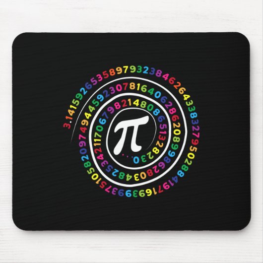 Tapis De Souris Symbole Pi Math Enseignant Pi Jour (Devant)