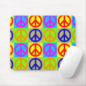Tapis De Souris SYMBOLE Pop Art Peace Mousepad (Avec souris)
