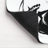 Tapis De Souris Symbole religieux du Yin yang (Coin)