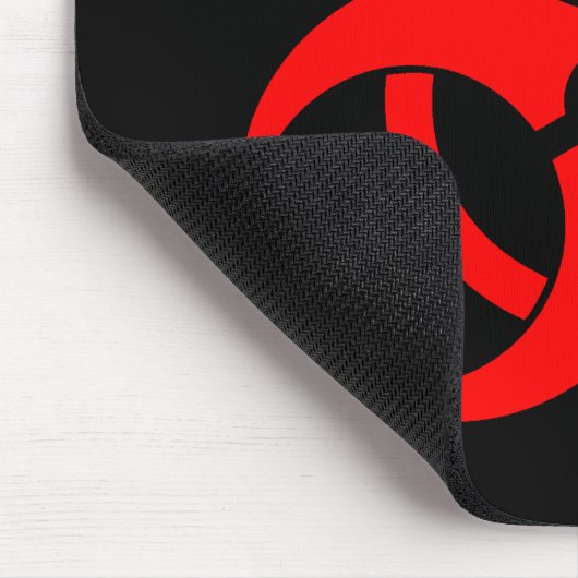 Tapis De Souris Symbole rouge Mousepad de Biohazard (Coin)