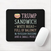 Tapis De Souris SYMBOLE sandwich Trump Drôle (Avec souris)
