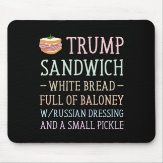 Tapis De Souris SYMBOLE sandwich Trump Drôle