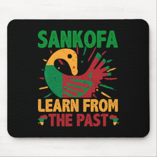 Tapis De Souris Symbole Sankofa et Adinkra Ghana pour l'histoire d