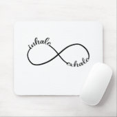 Tapis De Souris SYMBOLE SYMBOLE T-shirt Yogi Inhale Exhale Infinit (Avec souris)