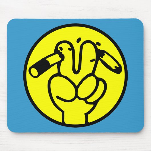 Tapis De Souris Symbole thaïlandais ⚠ anti-tabac ⚠ (Devant)