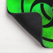 Tapis De Souris Symbole vert Mousepad de Biohazard de brouillard (Coin)