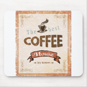 Tapis De Souris Symbole vintage Best Coffee