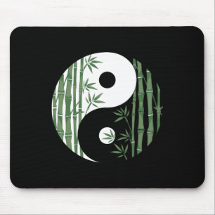 Tapis De Souris Symbole Zen d'harmonie Yin Yang Mboo Art de yoga p