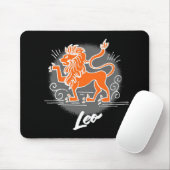 Tapis De Souris Symbole Zodiac Leo (Avec souris)