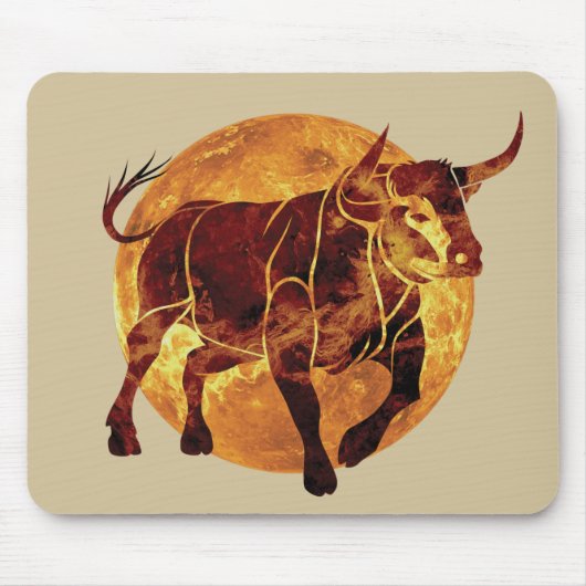 Tapis De Souris SYMBOLE Zodiaque Taurus (Devant)
