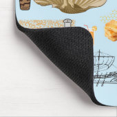 Tapis De Souris Symboles de Chypre Amateurs de voyage (Coin)