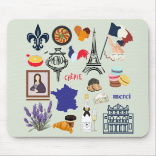 Tapis De Souris Symboles de la France