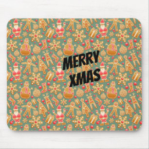 Tapis De Souris Symboles de Noël heureux