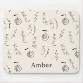 Tapis De Souris Symboles Reiki monogrammes Motif - Guérison Reiki (Devant)