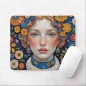 Tapis De Souris Symphonie de la souris à fleurs (Avec souris)