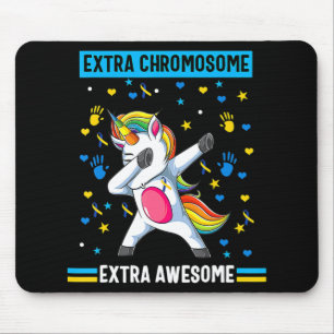 Tapis De Souris Syndrome de Unicorn Down conscience extra chromoso
