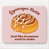 Tapis De Souris Synonym Rolls Comme Grammer Utilisé Pour Faire (Devant)