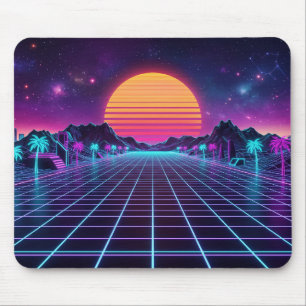 Tapis de souris Synthwave
