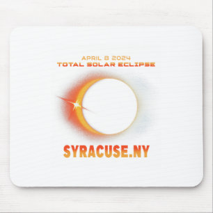 Tapis De Souris Syracuse New York Total Solaire Eclipse 2024