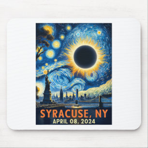 Tapis De Souris Syracuse New York Total Solar Eclipse 2024 Starry