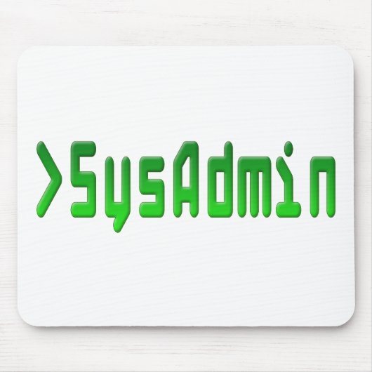 Tapis De Souris SysAdmin (Devant)