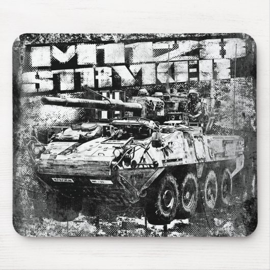 Tapis De Souris Système d'arme mobile M1128 Stryker (Devant)