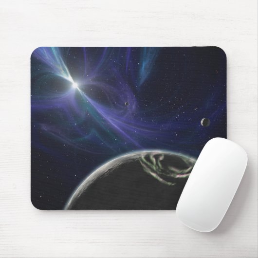 Tapis De Souris Système de la planète pulsar (Avec souris)