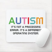 Tapis De Souris Système d'exploitation d'autisme (Avec souris)