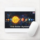 Tapis De Souris Système solaire (Avec souris)