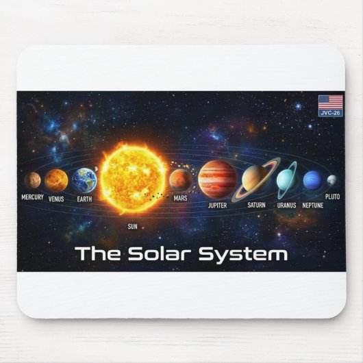 Tapis De Souris Système solaire (Devant)