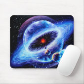 Tapis De Souris Système solaire (Avec souris)