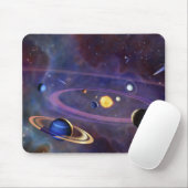 Tapis De Souris Système solaire (Avec souris)