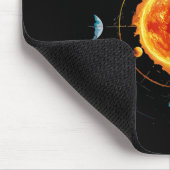 Tapis De Souris Système solaire Planètes Science de l'espace (Coin)