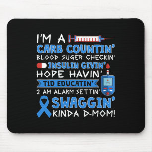 Tapis De Souris T1D Diabète Type 1 Diabète Awareness Men Women K